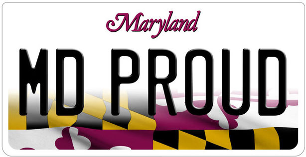 md-proud-license-plate