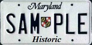 md-historic-license-plate